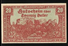 Notgeld Mannersdorf 1920, 20