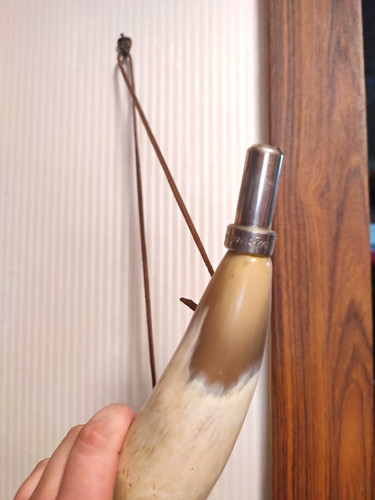 Trinkhorn aus horn mit - trinkhorn,