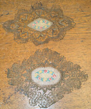 antik Biedermeier Brokat