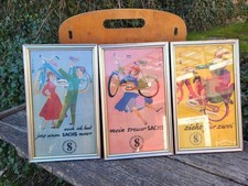 3 Original SACHS "Plakate" –