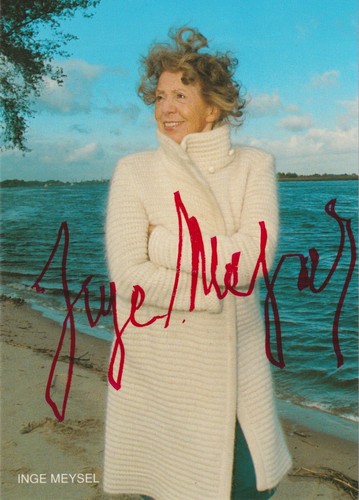 Inge meysel original - original, autogramm