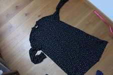 Esprit XL Kleid schwarz Blumen neu