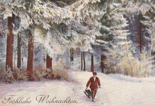 736 weihnachten winter - 72/736, ak