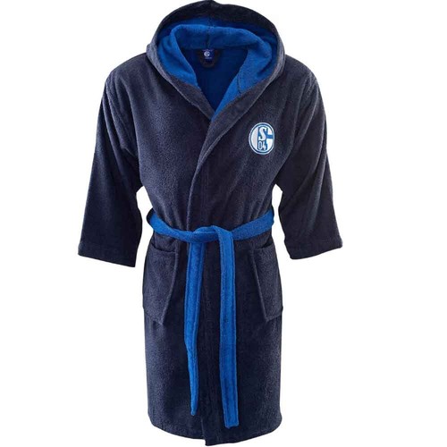 Schalke bademantel navy - 04,