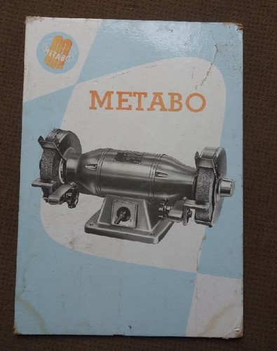 Altes pappschild metabo - altes,