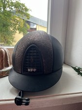 KEP Reithelm Cromo 2.0 Matt Inserto Glitter, blue