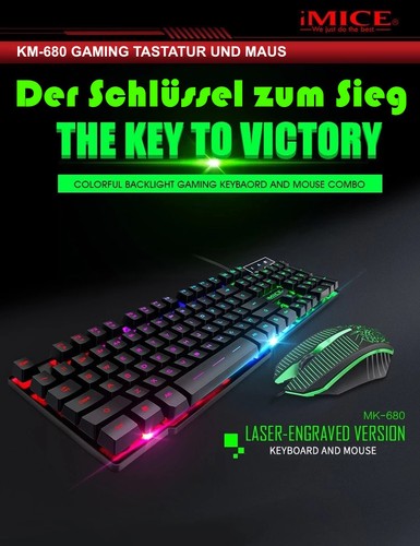 Gaming tastatur maus set - tastatur,