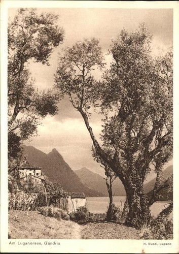Gandria lago lugano partie - lago, di
