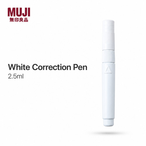 Muji white correction - correction, pen