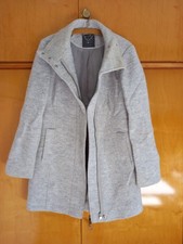 Street One Damen Mantel Grau Größe 36 38 M Plüschmantel 