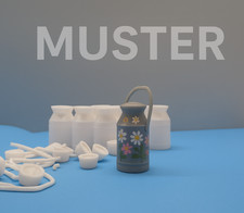 10x Milchkannen Bausatz unbemalt 1:22,5 – Spur G Modellbau Zubehör