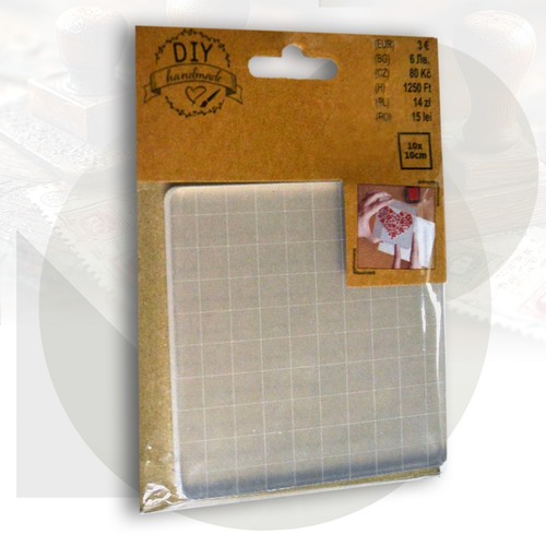 Acrylblock für silikonstempel - acrylblock,