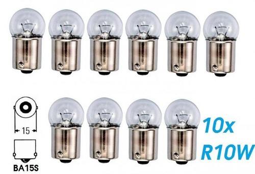 10x r10w ba15s 12v 10w - r10w,