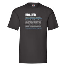Brauer | Bier Brauer | Brauerei | Beruf lustig T-Shirt Schwarz
