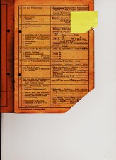 MERCEDES BENZ 170 V 1948 Kfz-Brief Oldtimer Pappbrief 