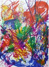 Walasse Ting 丁雄泉 Composition N/T 1961 Handsigniert 25/100 Lithographie Chinese