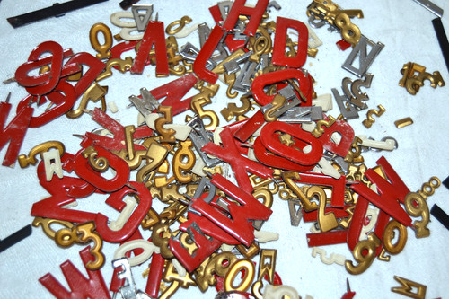 Konvolut zahlen buchstaben - konvolut,