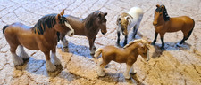 Schleich Spielfiguren Pferde Sammlung 5 Stück