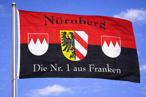 Nürnberg fahne die 1 - nürnberg,