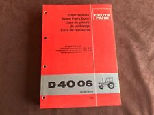 Deutz 4006 Ersatzteilliste 02/1981 450 Seiten  Original