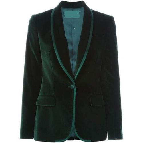 Herren samt mantel blazer - samt,