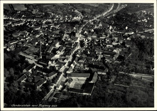 Sandersleben anhalt - ak, in