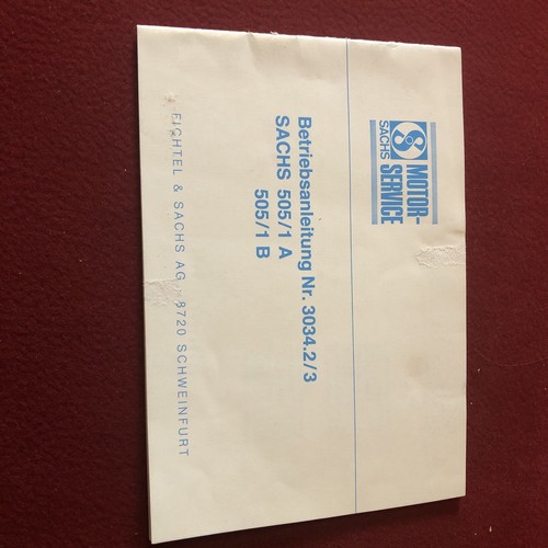 Sachs 505 b - a/1, b-