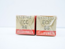 pair  Telefunken ECC86 6Н27П