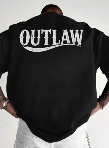 Outlaw herren oversize shirt - herren,