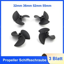 3 Blatt Nylon Kunststoff Propeller Schiffsschraube 32mm-55mm Für RC Boot Modell