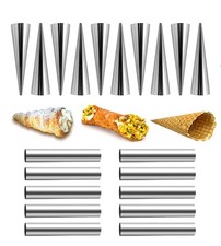 Schillerlockenform Hörnchen Schaumrollen Backform Schillerlocken Sahnerollen