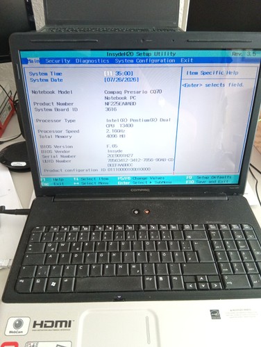 Compaq presario - hp, cq