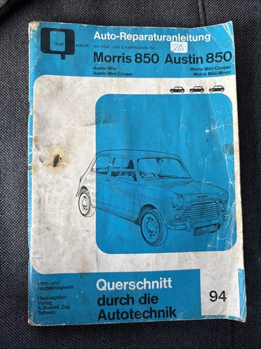 Reparaturanleitung austin mini - reparaturanleitung,