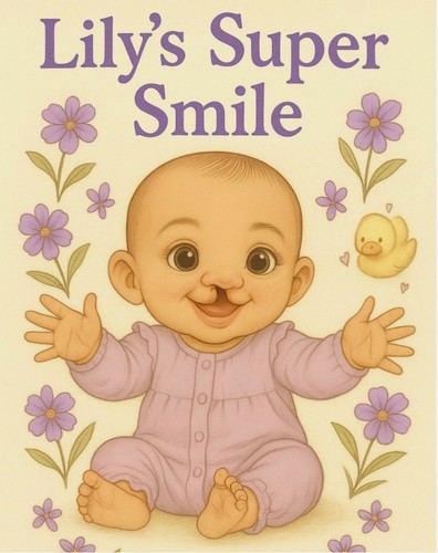 Lily super smile - super, cleft