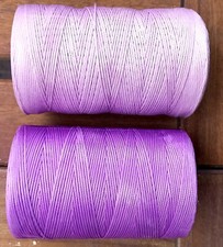 Wachs Faden 1 mm Purple  waxed polyester thread  very tear resistant  10 Meter