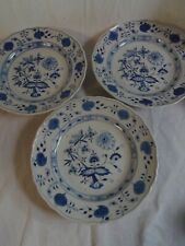 Meissen Zwiebelmuster 3 Speiseteller  II. Wahl