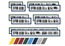 Collage Holz Bilderrahmen