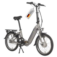 SAXONETTE E Bike Klapprad 20 Zoll mit Rücktrittbremse/36V 10.4Ah Akku/80KM Range