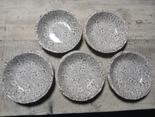 5x Alte Retro Keramik-Schalen