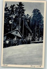 10711305 - 6055 Oberhof Winter Sprung mit Ski Thueringerwaldverlag Rich.