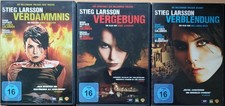 3 DVD´s Stieg Larsson Trilogie, Verblendung, Vergebung, Verdammnis
