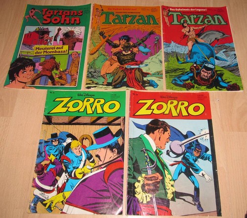 Comic set zorro tarzan - 3,