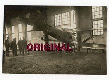 Orig Foto WK I 1917 Jagdflugzeug Albatros DII bei Unfall auf Flugplatz Weimar