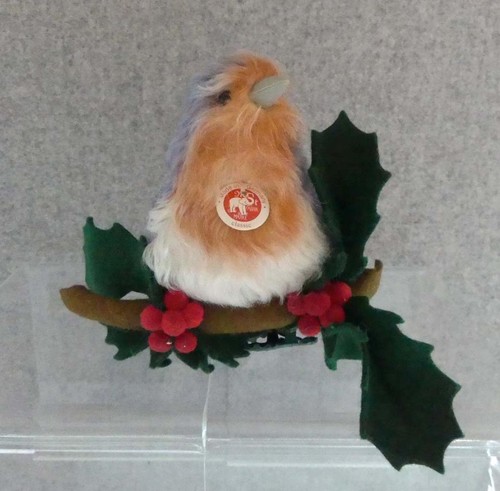 Steiff 2007 rotkehlchen clip - rotkehlchen,