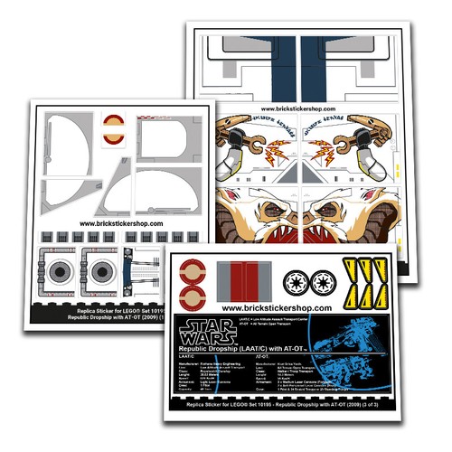 Replacement sticker for set - sticker,