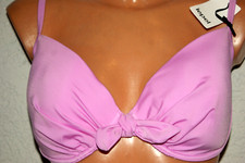 NEU!  BIKINI - Oberteil * BH * Bügel - BH rosa Push Up BOW UK Gr. 34 / EU 75 DD