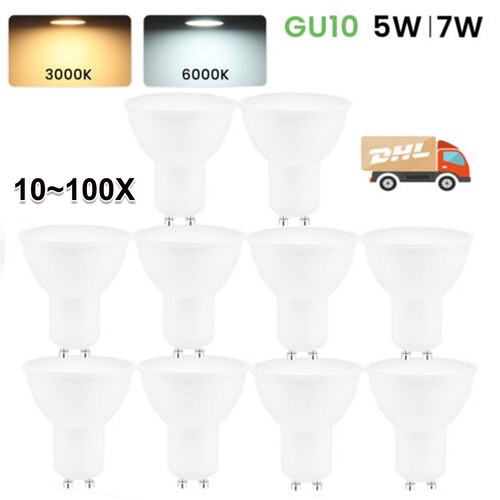 100x gu10 led - gu10, birne
