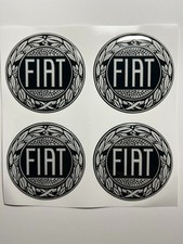 4x Fiat Silikon Felgenemblem