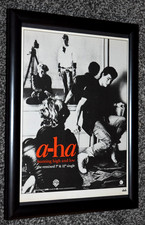 A-HA band framed A4 hunting