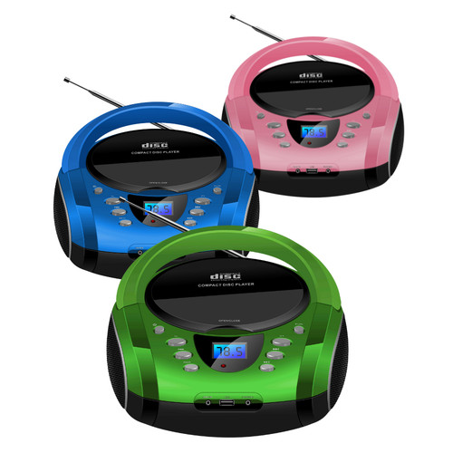Tragbares mp3 radio boombox - mp3, cd-radio
